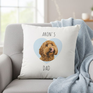 Coussin Papa Chien Personnalisé   Photo de Chien Personnal