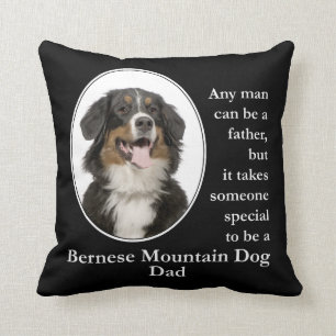 Coussin Papa de chien de Bernese Mt.