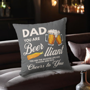 Coussin Papa Drôle Moderne Tu Es Bièntalentieux Fête des P