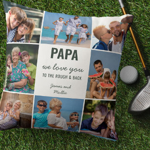 Coussin Papa t'aime au vert photo Rough and Back 8
