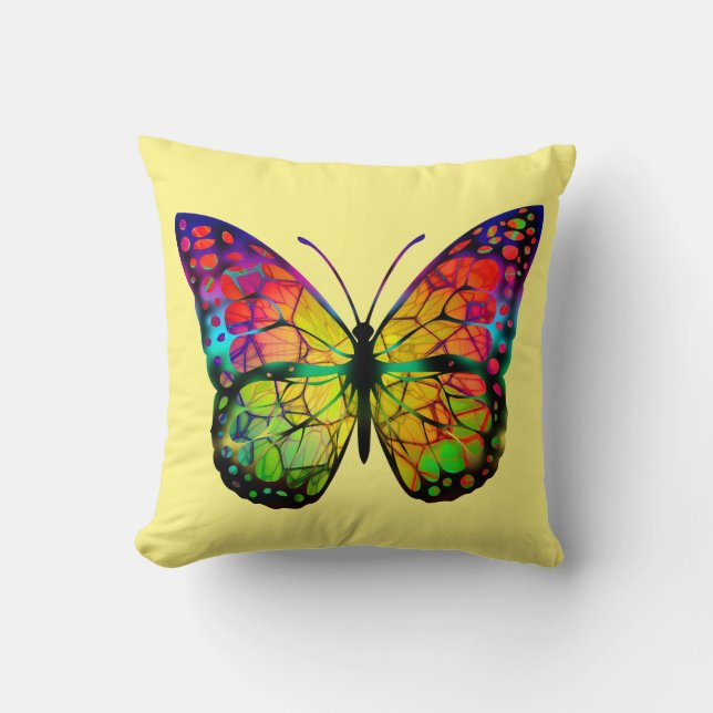COUSSIN PAPILLON ABSTRAIT (Recto)