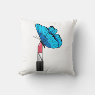 Coussin Papillon avec bâton à lèvres