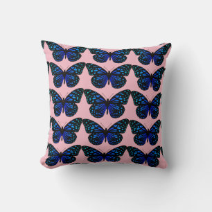 Coussin papillon bleu Thunder_Cove
