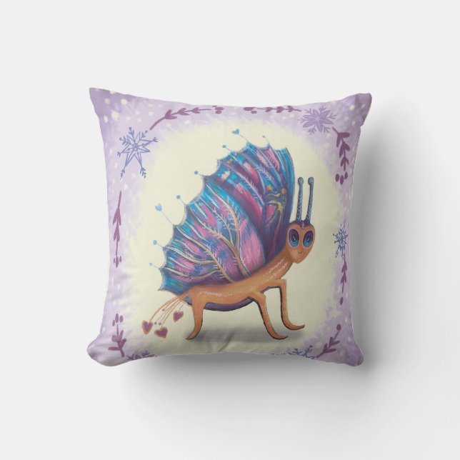Coussin Papillon de Noël (Recto)