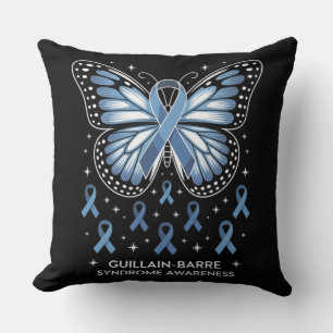 Coussin Papillon de sensibilisation au syndrome de Guillai