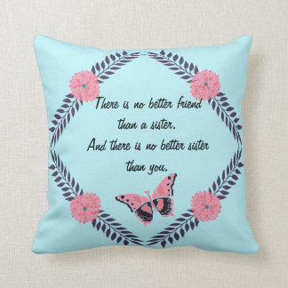 Coussin Papillon décoratif de personnaliser de citation de
