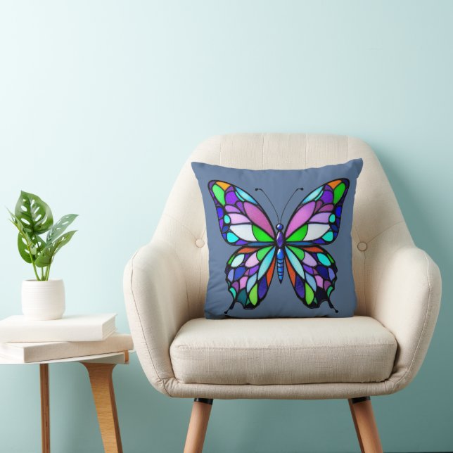 Coussin Papillon en verre tendu (Chaise)