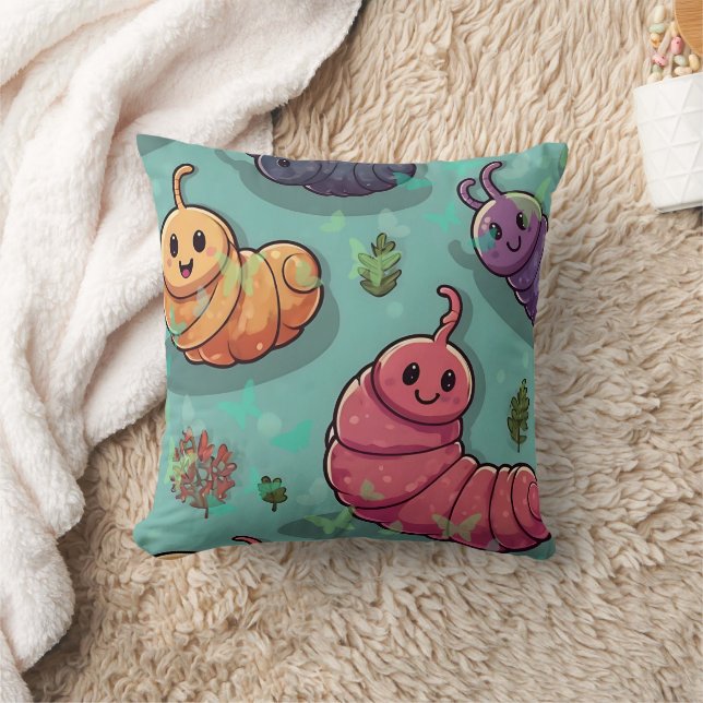 Coussin Papillon Worm (Couverture)