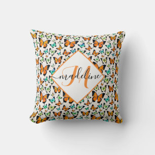Coussin Papillons d'été personnalisés