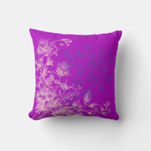 Papillons Floraux Violets Salon