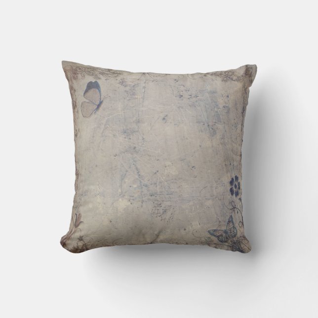 Coussin Papillons vintages (Recto)