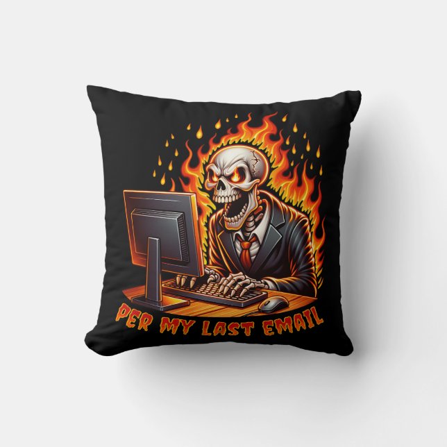 Coussin Par courriel dernier (Recto)