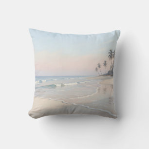 Coussin Paradis de plage tropicale sereine
