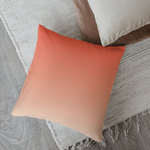 Coussin Paradis Tropical Ombré Minimaliste
