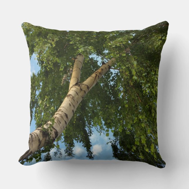 Coussin parapluie de bouleau (Recto)