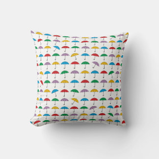 Coussin Parapluies en pluie