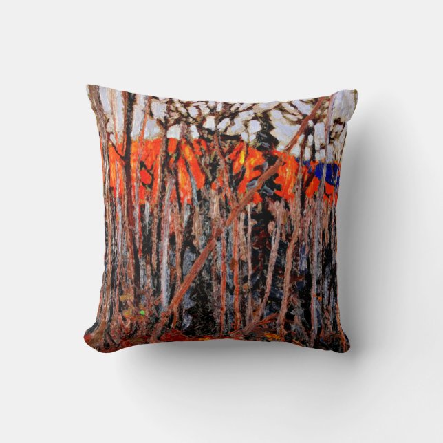 Coussin Parc Algonquin, tableau de Tom Thomson, (Recto)