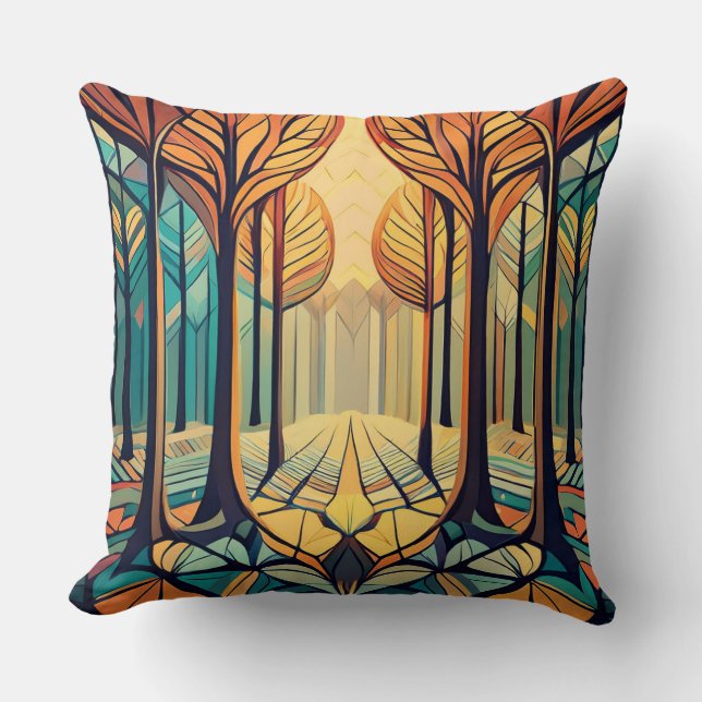 Coussin Parc en automne (Recto)