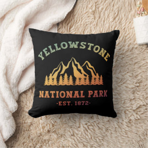 Coussin Parc national de Yellowstone Randonnée rayonnant C