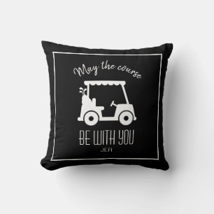 Coussin Parcours de golf Golf Quote Cute Golf Panier Custo