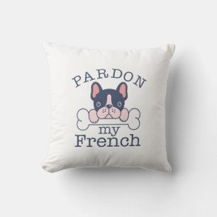 Coussin Pardon de mon français