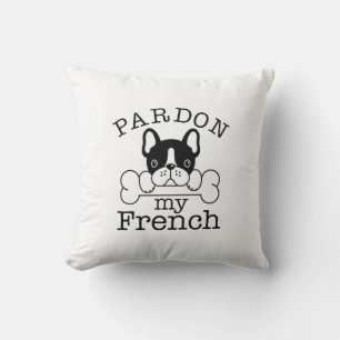 Coussin Pardon de mon français