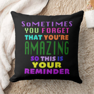 Coussin Parfois On Oublie Que Tu Es Extraordinaire