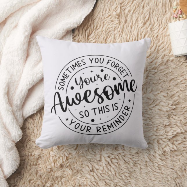Coussin Parfois Vous Oubliez Votre Super (Couverture)