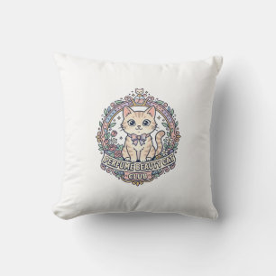 Coussin Parfum Beauté Chat Mignon Chat T-Shirt Design - Pa