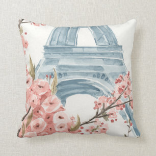 Coussin Paris Cerisiers en fleurs