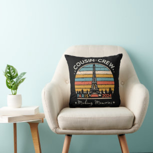 Coussin Paris France Création de souvenirs 2024