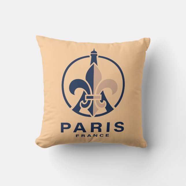 Coussin Paris France Europe (Recto)