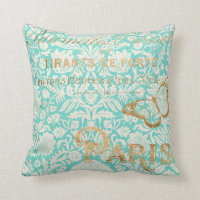 Paris Gold Design vintage Avec Papillon