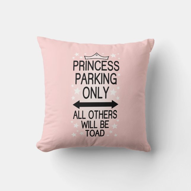 Coussin Parking Princess uniquement (Recto)