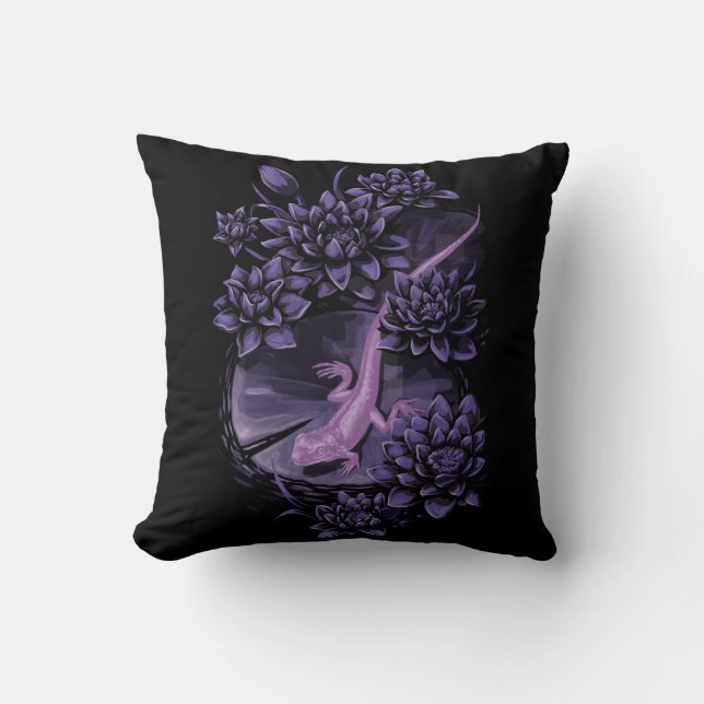 Coussin Parmi les Lys pourpres (Recto)
