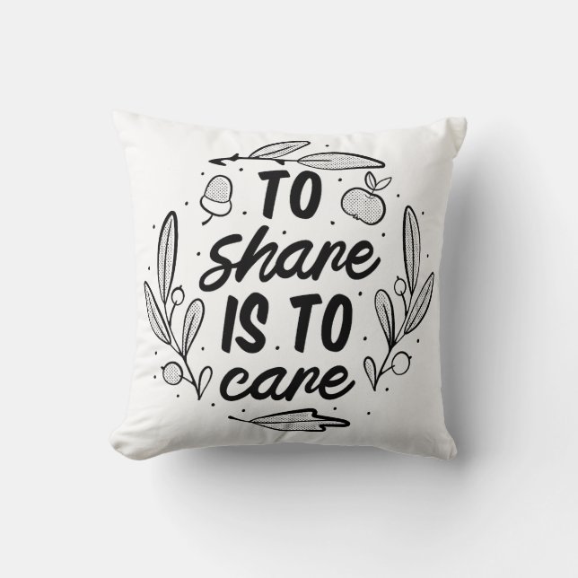 Coussin Partage et soins (Recto)