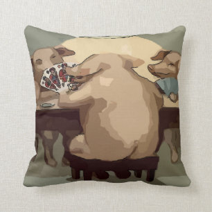 Coussin Partie de carte Poker Hotels