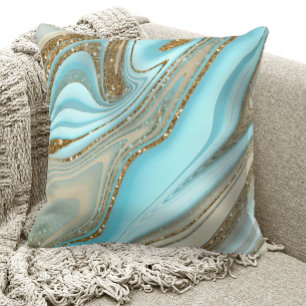 Coussin Parties scintillant Abstraite Strata ID903