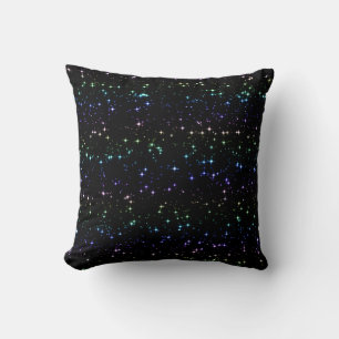 Coussin Parties scintillant arc-en-ciel scintillante dans