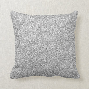 Coussin Parties scintillant Bijoux Argent blanc étincelant