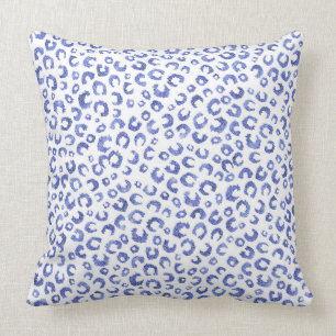 Coussin Parties scintillant bleu blanc Poster de animal l