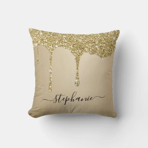 Coussin Parties scintillant d'or Éclairage Drivers Script