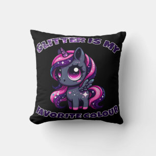 Coussin Parties scintillant est ma couleur préférée mignon