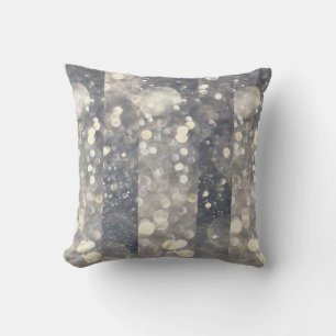 Coussin Parties scintillant étincelle en argent glam glam 