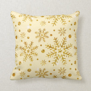 Coussin Parties scintillant Faux de neige CHOISIR LA COULE