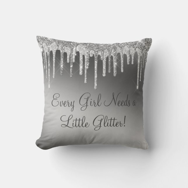 Coussin Parties scintillant Gorgeous Gold Girl Sparkle Typ (Recto)