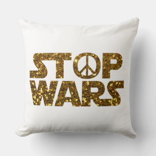 Coussin parties scintillant : mettre fin aux guerres