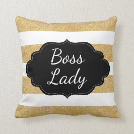 Coussin Parties scintillant or | Tracées