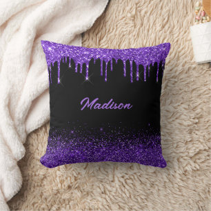 Coussin Parties scintillant pourpre