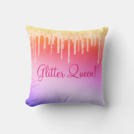 Coussin Parties scintillant Queen Hot rose étincelles Blin